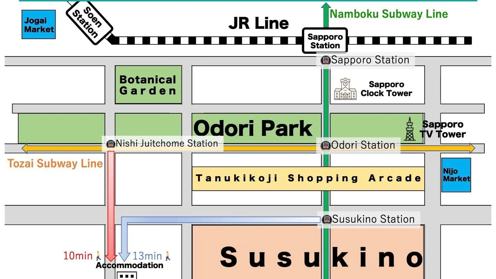 Apartment Endless Mitsui Minami 5Jo II - Vacation Stay 18398 Sapporo